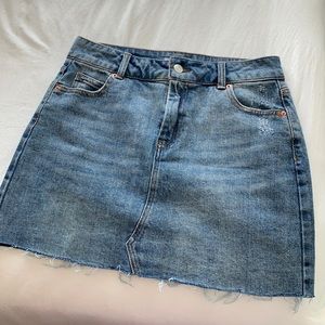 jean skirt